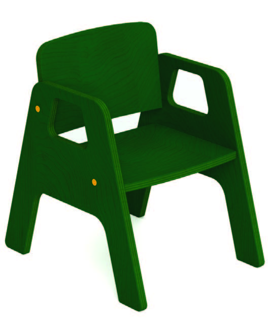 A Chair Green